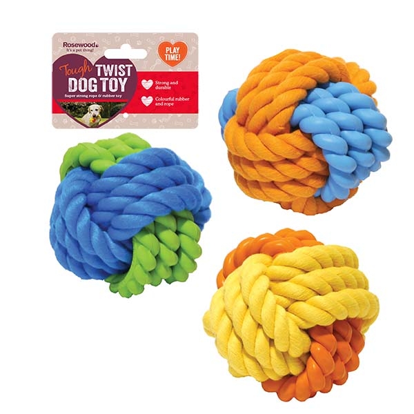 Rubber & Rope Ball