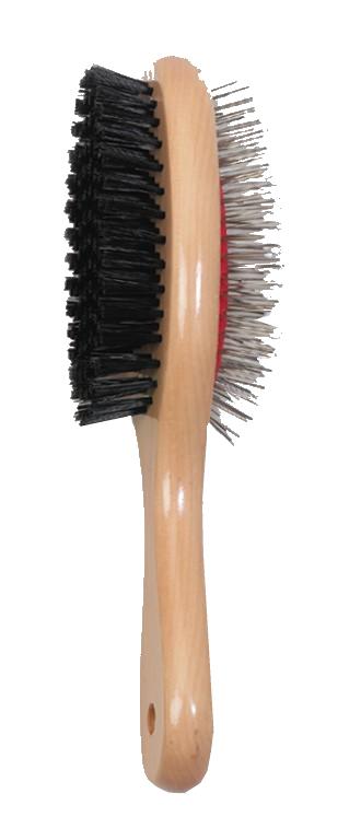 Ergo Wood Handle Double Sided Brush